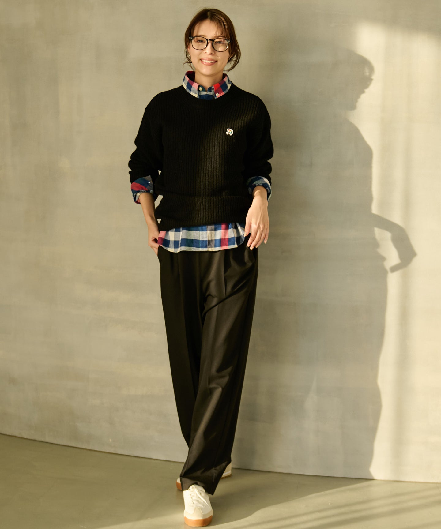 Arnold Palmer シェア 畔編みウールニットセーター